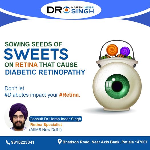 Diabetic Retinopathy treatment at Dr Harsh Inder singh Retina Centre