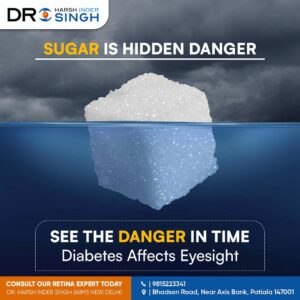 Diabetes Affects Eyesight treatment at Dr Harshinder Singh Retina Centre