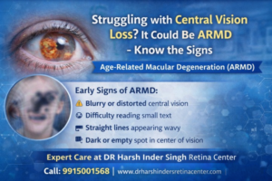 Struggling with Central Vision Loss? It Could Be ARMD – Know the Signs