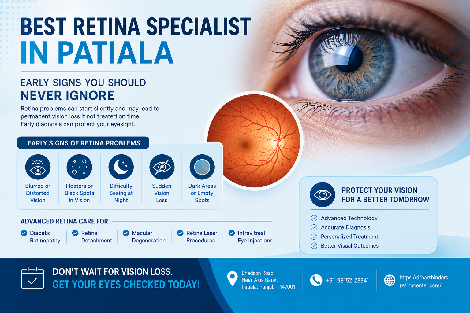 Best Retina Specialist in Patiala: Early Signs You Should Never Ignore
